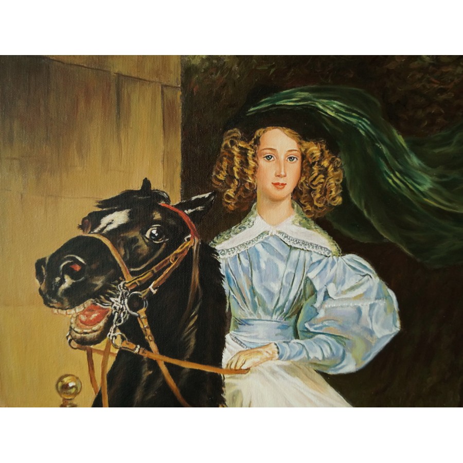 К. Брюллов "Всадница" (копия)